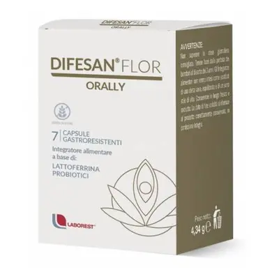 Difesan Flor Orally per l'equilibrio della flora batterica 7 Capsule