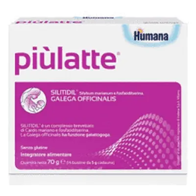 Humana Più Latte Plus Integratore per l'allattamento 14 bustine