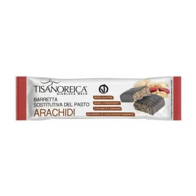 Tisanoreica Barretta Sostitutiva del Pasto Vegan al Burro di Arachidi 60 gr