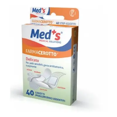 Med's Farmacerotto Delicato Cerotti ipoallergenici assortiti 40 pezzi