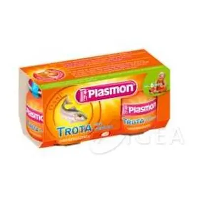 Plasmon Omogeneizzato alla Trota con Verdure 2 x 80 g