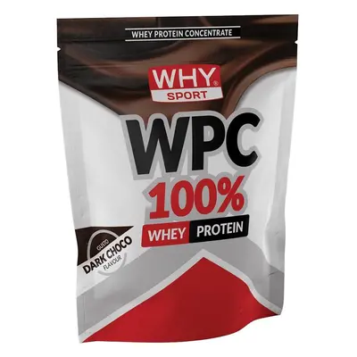 Whysport WPC 100% Whey Integratore di Proteine Gusto Dark Choco 1 kg