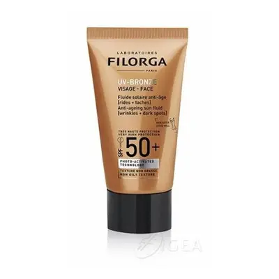 Filorga UV Bronze Viso Fluido Solare Protezione Solare SPF 50+