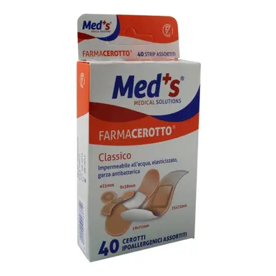 Med's Farmacerotto Classico Cerotti ipoallergenici assortiti 40 pezzi