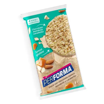 Pesoforma Performa Gallette con Cioccolato Bianco Mandorle e Caramello 4 pocket da 35 g