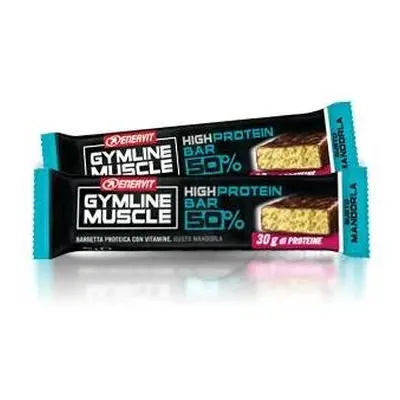 Enervit Gymline Muscle High Protein Bar 50% Barretta proteica gusto mandorla 60 g