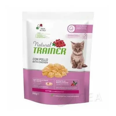 Natural Trainer Cibo Secco per gattini gusto pollo 300 g