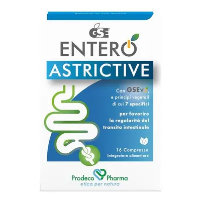 Prodeco Pharma GSE Entero Astrictive Integratore per il Transito Intestinale 16 compresse