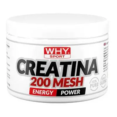 Whysport Creatina 200 Mesh Integratore di Aminoacidi per Sportivi 200 g