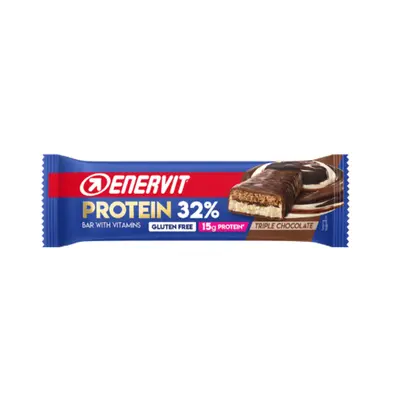 Enervit Sport Protein Bar 32% Barretta Proteica Gusto Triple Chiocolate 45 g