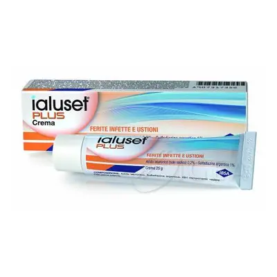 Ialuset Plus Crema per Ferite ed Ustioni Infette 25 g