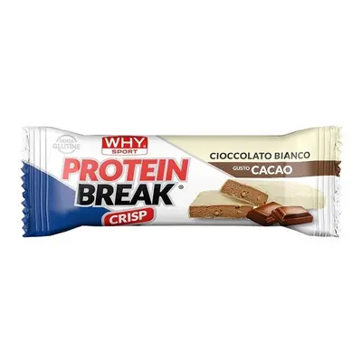 Whysport Protein Break Barretta Proteica Gusto Cioccolato Bianco e Cacao 30 g