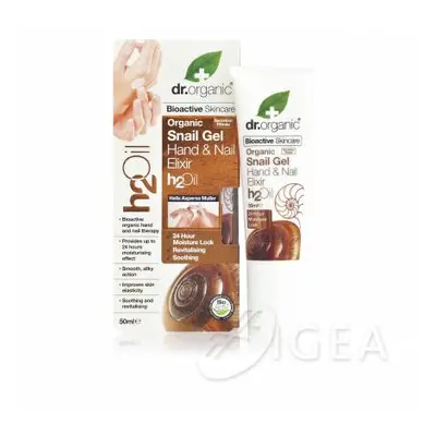 Dr Organic Snail Gel Hand & Nail Elixir Elisir per Mani e Unghie 50 ml