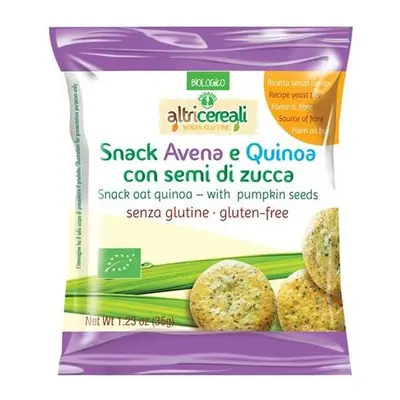 Probios Altricereali Snack Avena e Quinoa Con Semi Di Zucca 35 g