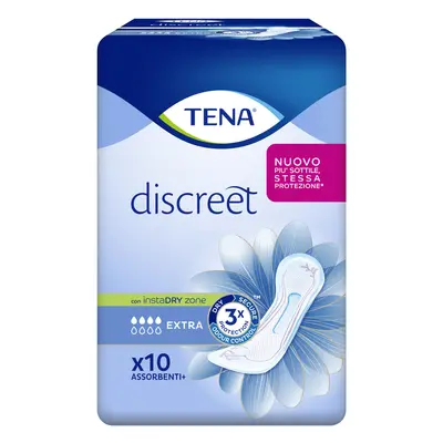 Tena Discreet Extra Incontinenza Moderata 10 Pezzi