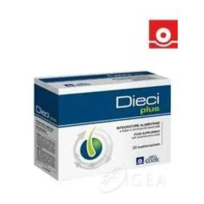 Difa Cooper Dieci Plus Integratore per Pelle Capelli ed Unghie