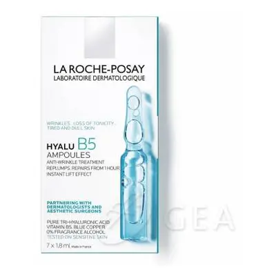 La Roche-Posay Hyalu B5 Ampolle Anti-Rughe Trattamento Urto 7 giorni x 1,8ml