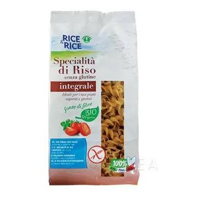 Rice&Rice Fusilli Pasta di Riso Biologica Integrale Prodotto senza glutine 250 g