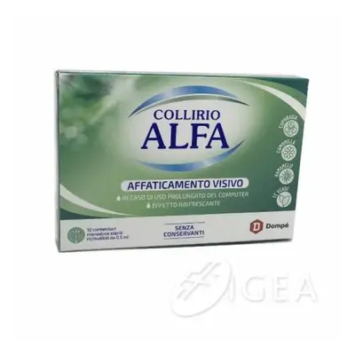 Collirio Alfa Affaticamento Visivo 10 flaconcini monodose