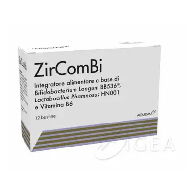 Alfasigma Zircombi Integratore Fermenti Lattici 1,5g 12 Bustine