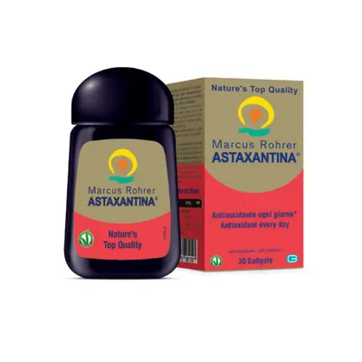 Marcus Rohrer Astaxantina Integratore Anti Infiammatorio ed Anti Ossidante 30 Softgels