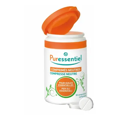 Puressentiel Compresse Neutre per Assorbimento Oli Essenziali 30 compresse