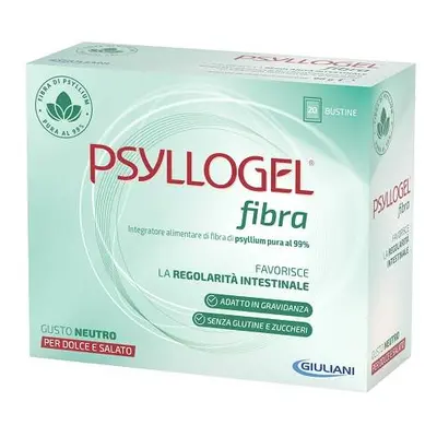 Nathura Psyllogel Fibra Integratore per il Benessere Intestinale Gusto Neutro 20 bustine