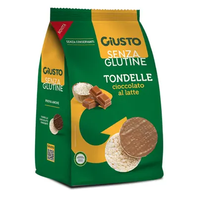 Giusto senza Glutine Tondelle al Cioccolato al Latte 60 g