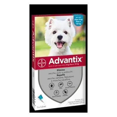 Bayer Advantix Antiparassitario spot-on per cani 4-10 kg 1 pipetta