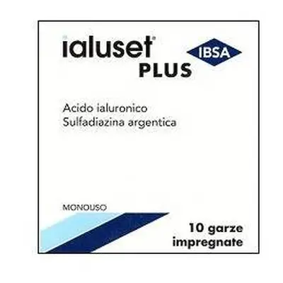 Ialuset Plus Garza con Acido Ialuronico 10 Garze