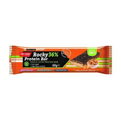 Named Sport Rocky 36% Protein Bar Barretta Proteica Salty Peanuts 50 g