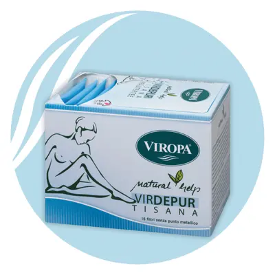 Viropa Natural Help Virdepur Infuso per Depurare l'Organismo 15 filtri