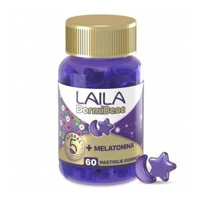 Laila Dormibene Integratore Naturale per Dormire 60 gommose