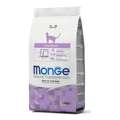 Monge Sterilised Cibo Secco per Gatti 1500 g