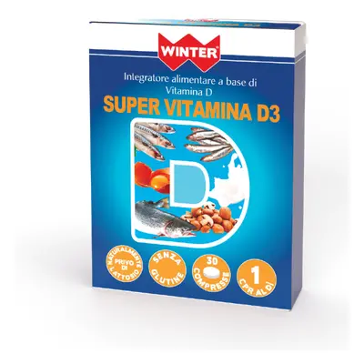 Winter Super Vitamina D3 Integratore Ossa 30 Compresse