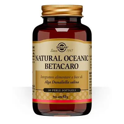 Solgar Natural Oceanic Betacaro Integratore per la Pelle 60 capsule