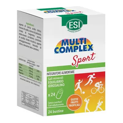 Esi Multicomplex Sport Integratore per l'Equilibrio Salino 24 bustine