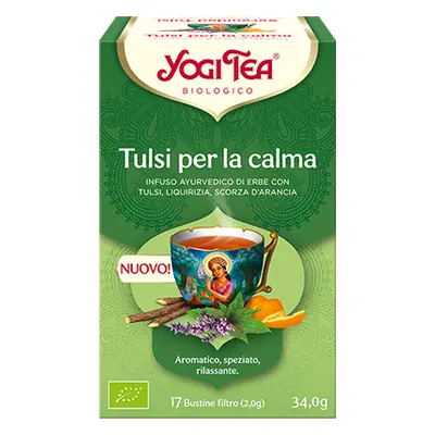 Yogi Tea Infuso Tulsi per la Calma Tisana Biologica 34 g