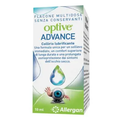 Allergan Optive Advance Collirio Lubrificante Occhio Secco 10 ml