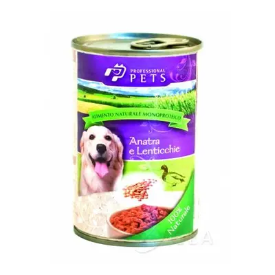 Professional Pets Anatra e Lenticchie Cibo Umido per Cani