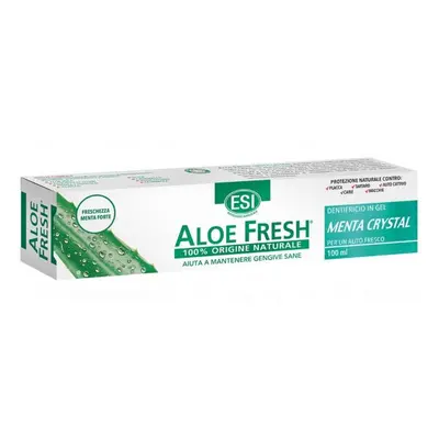 Esi Aloe Fresh Menta Crystal Dentifricio Naturale in Cristalli all'Aloe Vera 100 ml