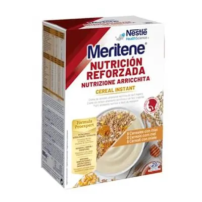 Meritene Cereal Instant Crema di 8 Cereali e Miele 2X300 g