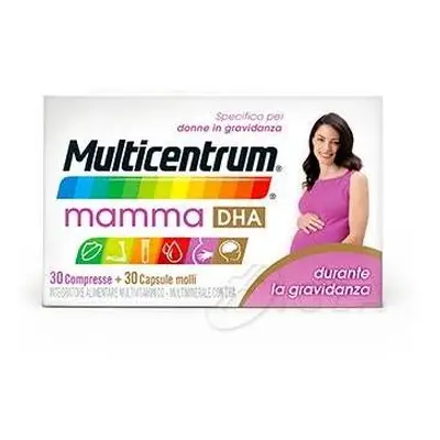 Multicentrum Mamma DHA Integratore Mamma 30 compresse e 30 capsule molli