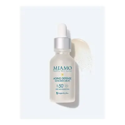 Miamo Aging Defense Sunscreen Drops Siero Viso Antiage con spf 50+ 30 ml