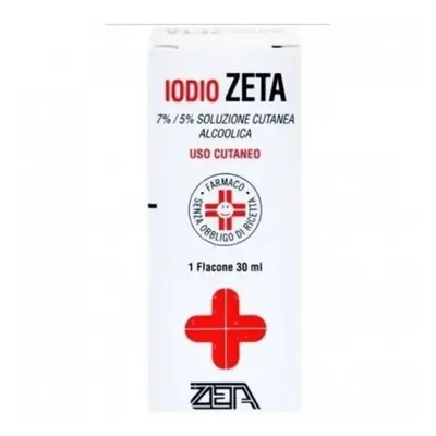 Iodio Zeta 7%/5% Soluzione Cutanea Alcolica