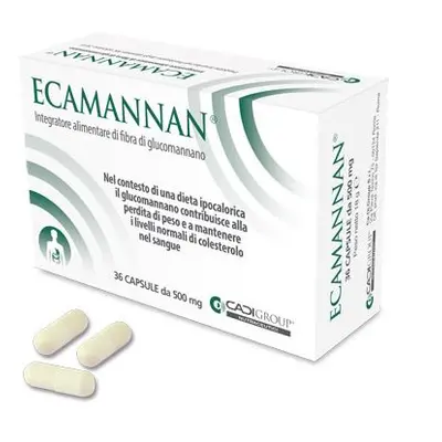 Ecamannan Integratore per Dimagrire 36 Compresse