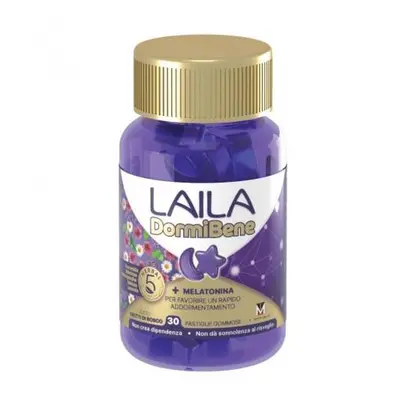 Laila Dormibene Integratore Naturale per Dormire 30 gommose