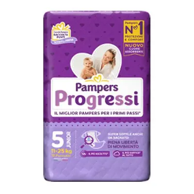 Pampers Progressi Junior Pannolini assorbenti Taglia 5 18 Pezzi