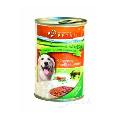 Professional Pets Cinghiale Piselli e Carote Cibo Umido per Cani