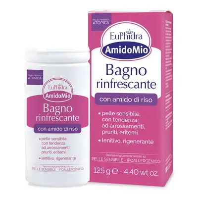 Euphidra AmidoMio Bagno Rinfrescante di Amido di Riso 125 g